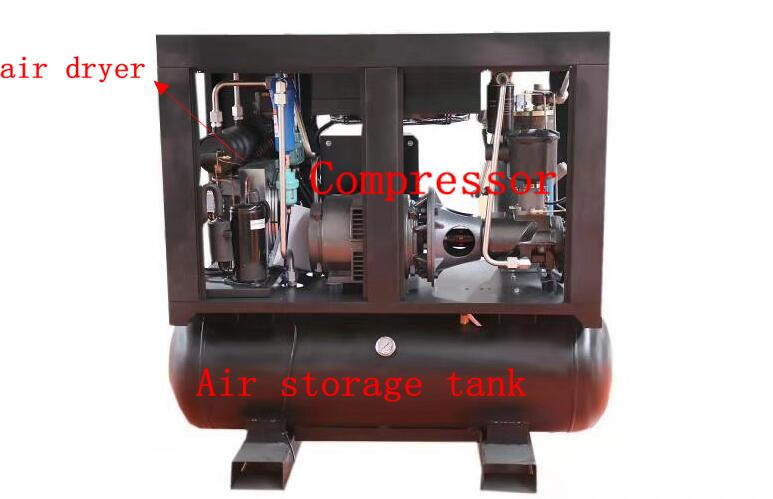 16bar 8bar air compressor with dryer tank