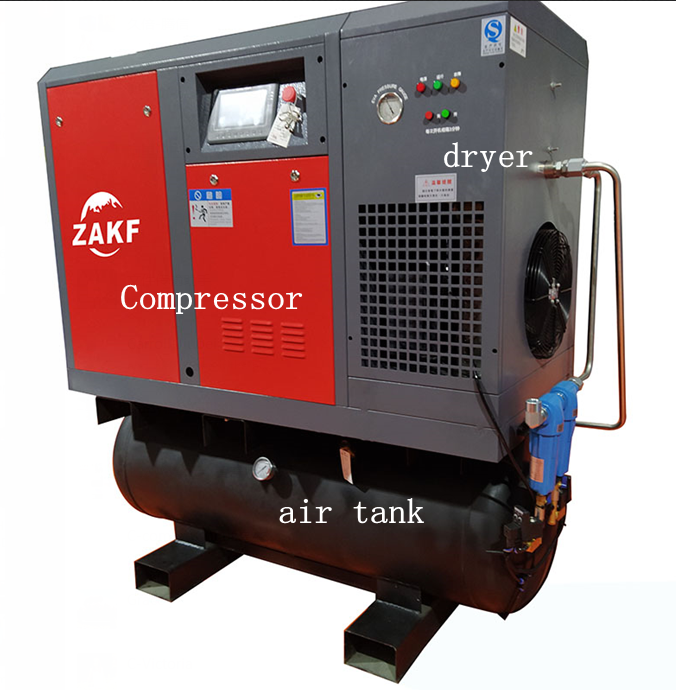 22kw 30hp air compressor 16bar with Tank and Dryer